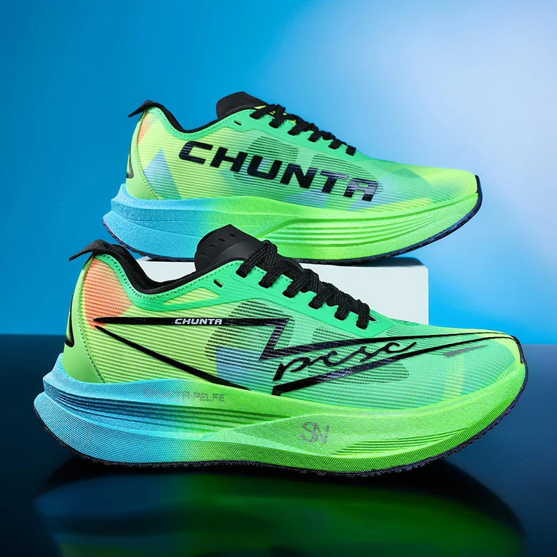 Running Shoes Carbon Board Marathon Men Speciality Sports Breathable Lightweight Women's Comfortable Athletic Chunta Sneakers