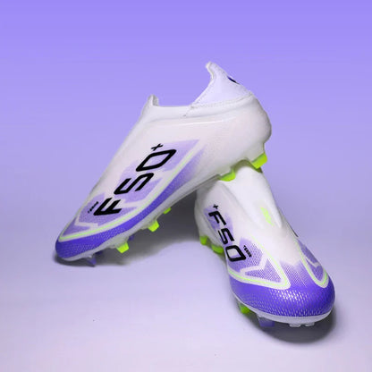 Pro Without-lace F50 Mens Soccer Shoes Boys Training Non-Slip Turf Soccer Cleats TF/FG Football Sneakers Chuteira Campo 35-45
