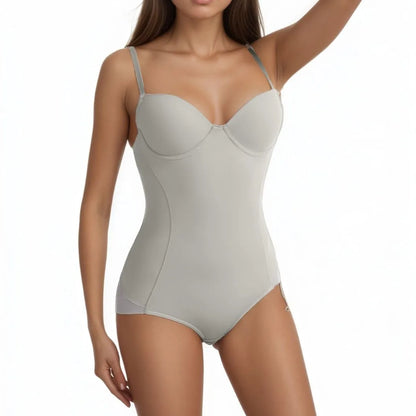 Women Shapewear Bodysuit Steel Boned Corset Tummy Control Slimming Body Shaper
