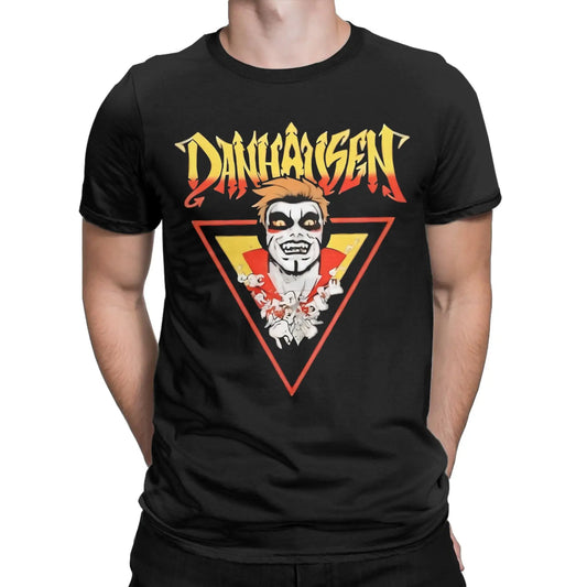 Danhausen Wrestler T Shirts for Men Cotton Vintage T-Shirt Crewneck  Tees Short Sleeve Clothes Plus Size