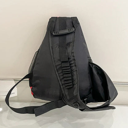 Large capacity chest bag, large capacity side back crossbody bag, multiple pockets, suitable for outdoor sports, travel and cycl
