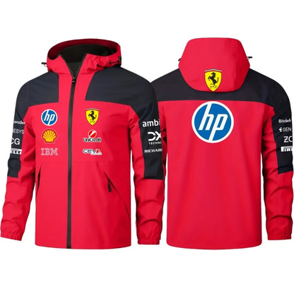 2026 Ferrari F1 driver No.16 Leclerc No.44 Hamilton same jacket with number, thin jacket for spring and autumn seasons, windproo