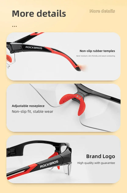 Polarized Cycling Glasses Men Sports Sunglasses Road MTB Mountain Bike Bicycle Riding Protection Goggles Eyewear 5 Lens