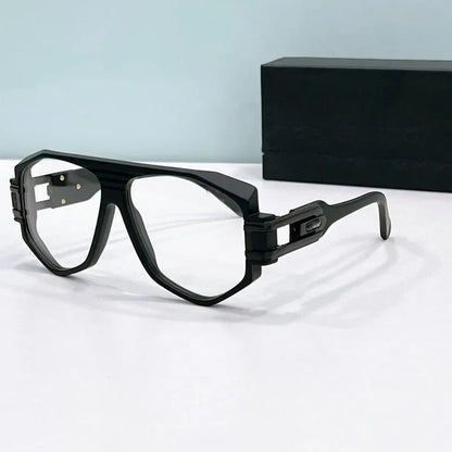 163 luxury designer men's sunglasses  women high quality acetate alloy irregular square frame Prescription eyeglasses fashion