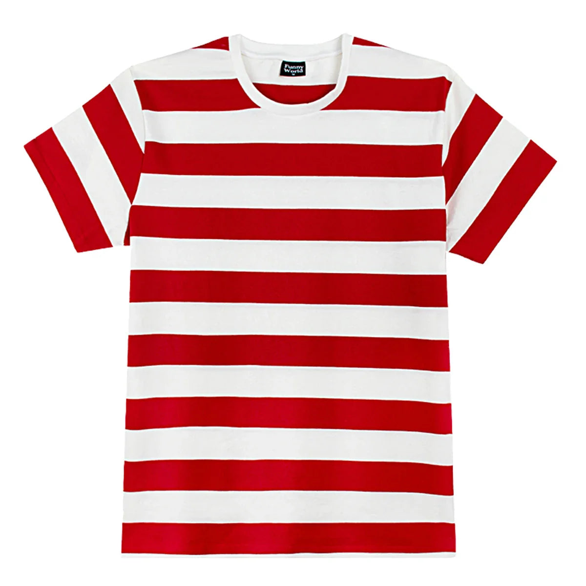 Black White Striped T-Shirt Men Basic Crewneck Short Sleeve Casual Daily Tops Halloween Costume Theme Party Tee Clothes