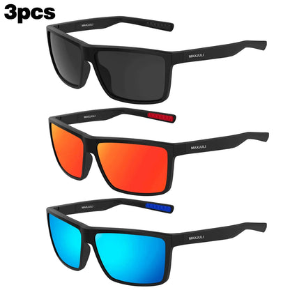 Polarized Big Sunglasses for Men Women with Big Heads UV 400 Protection 8125