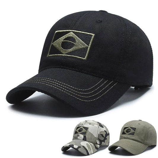 Camouflage Baseball Cap Adjustable Military Style Sun Hat Breathable Outdoor Casual Headwear for Daily Travel Fishing SportsWear