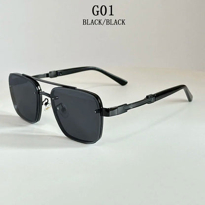 2025 New Square Sunglass Men Luxury Vacation Sunglasses Women Vintage Fashion Glasses Retro Shades Gafas De Sol Hombre Zonnebril