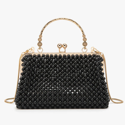 Purses and handbag luxury Designer Clutch purse handmade Pearl decoration Party Wedding Evening bag banquet bag