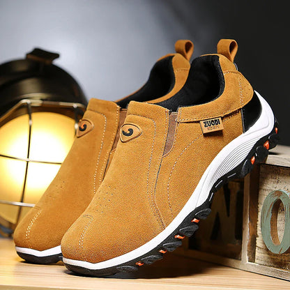 Men's non-slip casual sports shoes wear-resistant hiking shoes Outdoor 2025 fashion comfortable flat walking shoes for men
