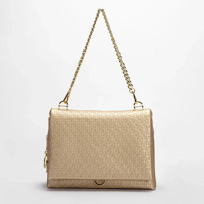 Women's Bag Popular Vintage Style Fashion Classic Printed Female Shoulder Bag Simple and Elegant Basic Ladies Commuting Handbag