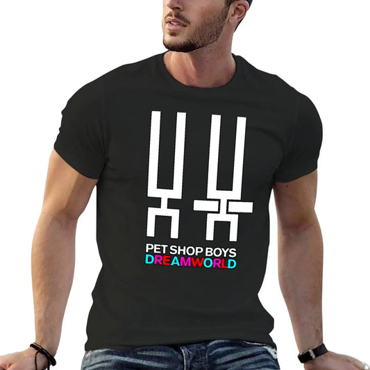 Pet Shop Boys T-Shirt tees blanks anime clothes sublime men clothing