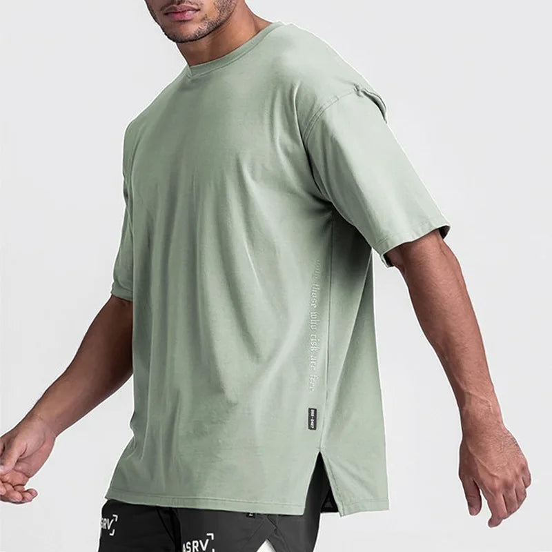 Men's Gym Splicing Quick Dry T-Shirt Breathability Patchwork Short Sleeve Sport T Shirt Fitness Shirt Trainer Sportswear