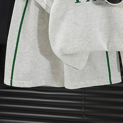 1Set Boys Girls Leisure Set Fashion Cartoon Children Short Sleeve Shorts Sets Summer Kids Clothes Baby Tee+Short Pants Tracksuit