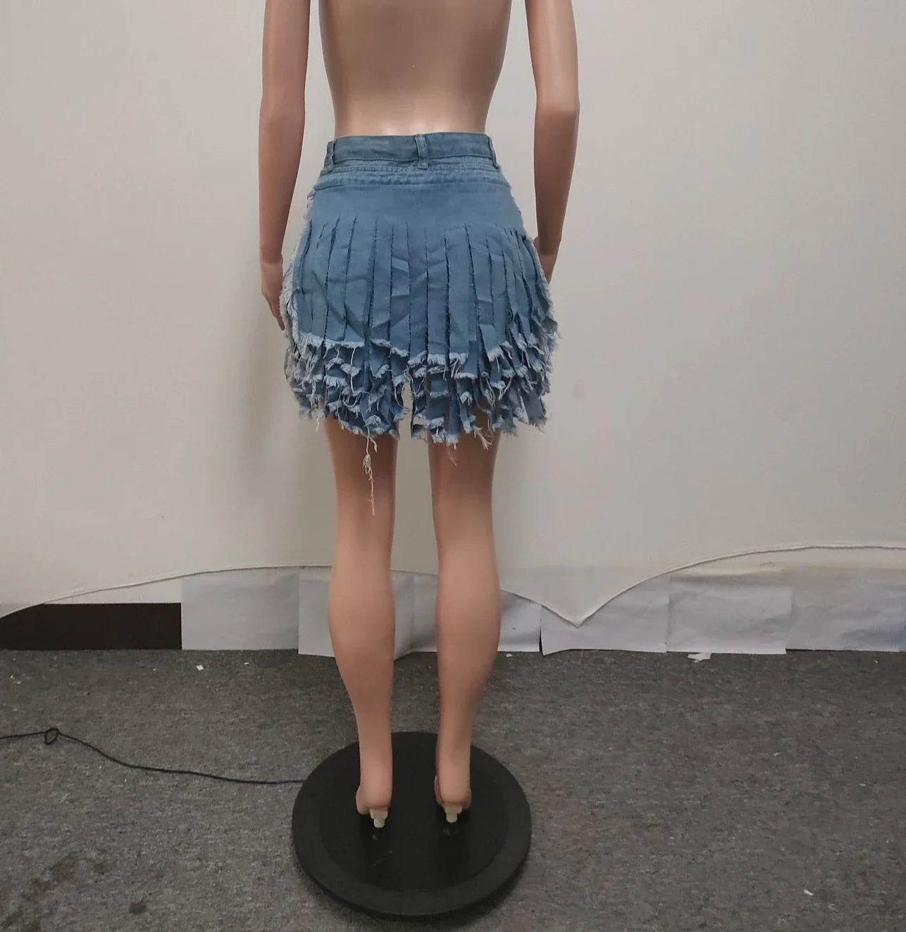 Rag Fringed Jeans Shorts Women