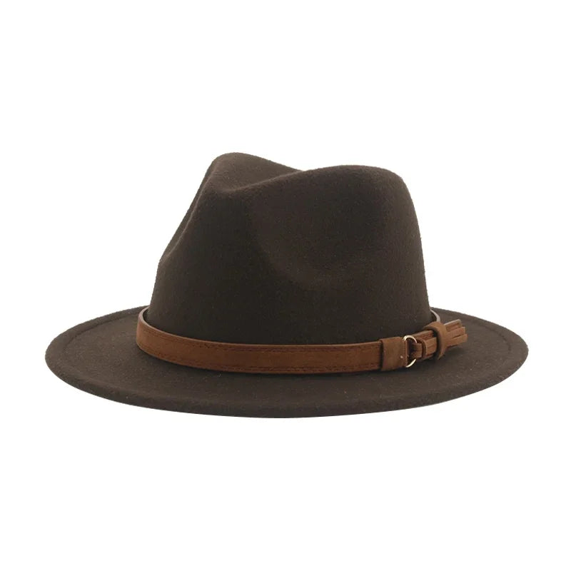 Hats for Women Fedoras Girls Hat Boys Hat Felted Kids Baby Caps Small 52cm 54cm Belt Wedding Cute Kid Fedoras Sombreros De Mujer