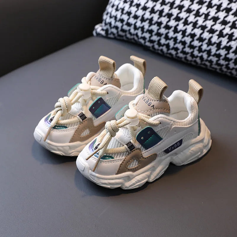 Size 21-36 Baby Toddler Shoes For Boys Girls Breathable Mesh Little Kids Casual Sneakers Non-slip Children Sport Shoes tenis