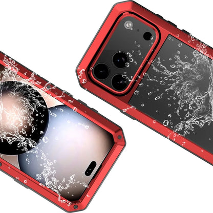 Aluminum Metal Case For iPhone 17 ProMax 16 15 14 13 12 Pro Max Plus with Magsafe Magnetic Charging Lens Glass Protector