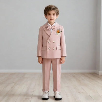 Fast Delivery Kids Stage Performance Blazer Suit, Baby Birthday Formal Ceremony & Little Boys Photography Suit