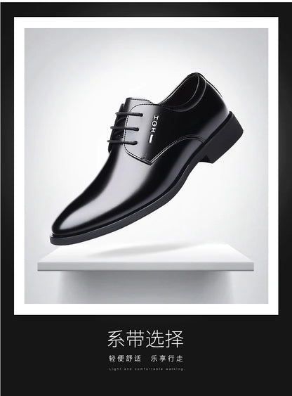 Men's New Business Leather Shoes Soft Soled Work Footwear Outdoor Non Slip Formal Shoes Fashion Casual Male Shoes Zapatos Homme