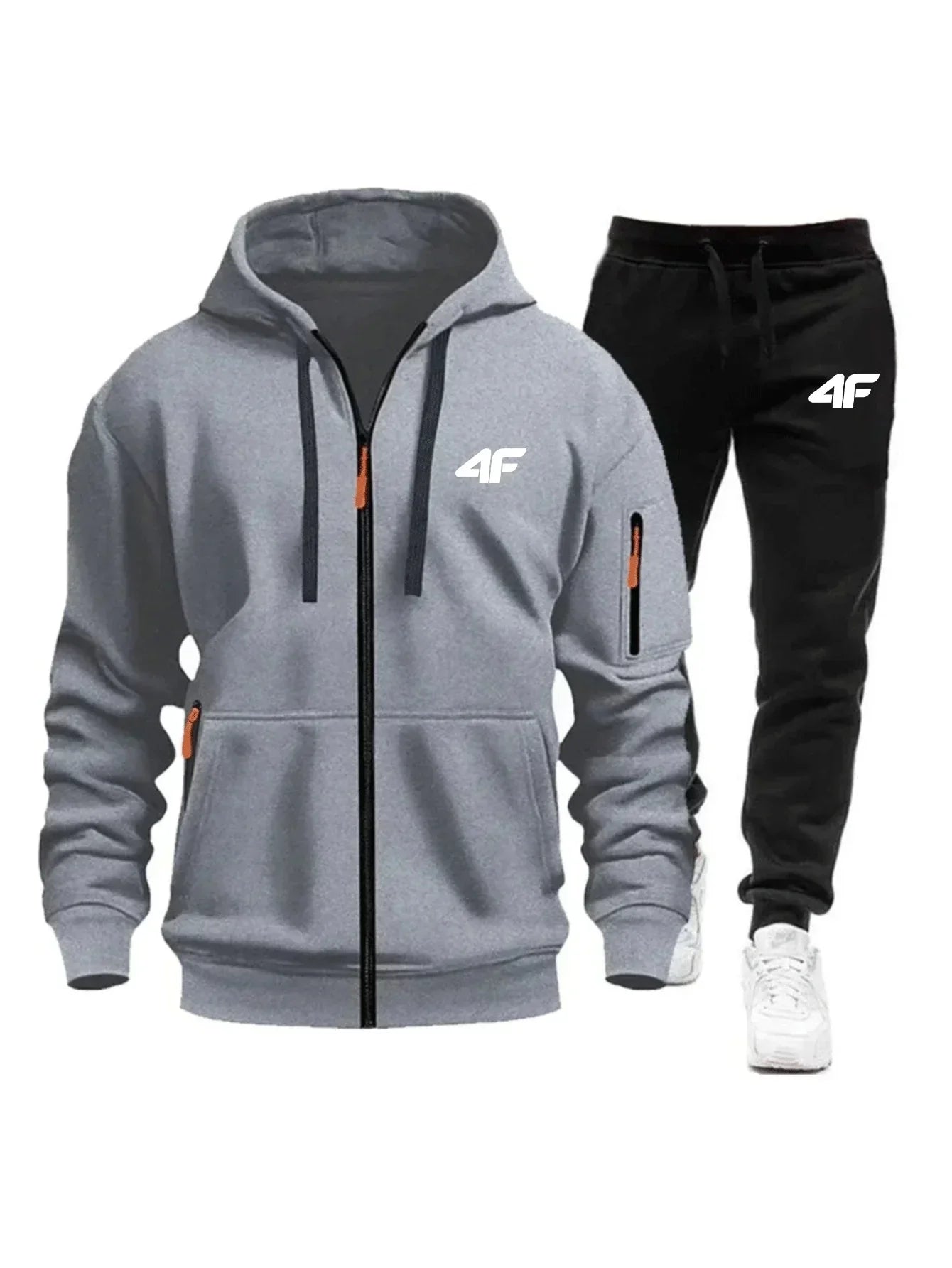 Sets for Men Two Piece Outdoors Mens Tracksuit Set Hot Sales Sportswear Man Sweatpants Hoodie Fashion Comfortable Casual Jogging