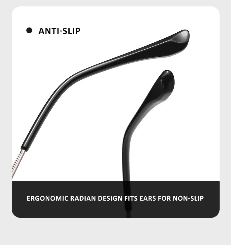Simple New Retro Ultra-light Titanium Eyeglass Frames Men's Anti-blue Light Glasses Can Be Customized Prescription 18012