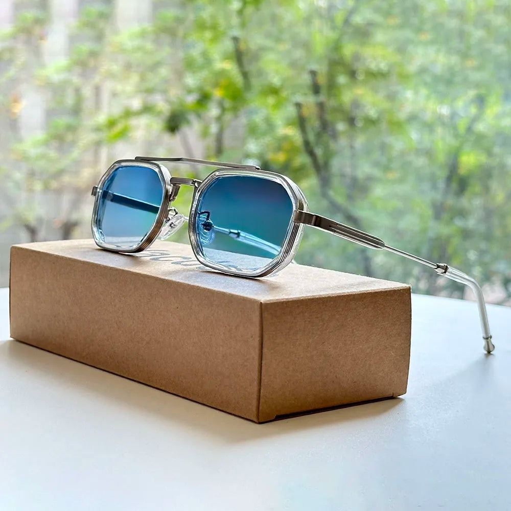 2026 Square Sunglass Men Vintage Fashion Glasses Steampunk Sunglasses Women Trendy Gafas De Sol Hombre Luxe Lunette Soleil Femme