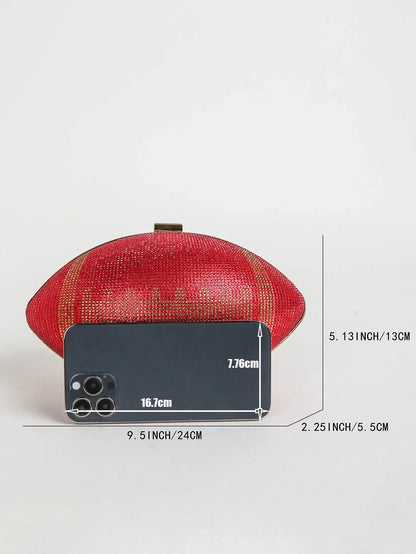 Bag Rhinestone Evening Bag Women Rugby Gum Rhinestone Prom