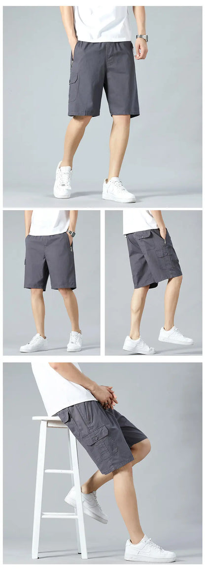 Men's Quick Dry Cotton Short Relaxed Fit Casual Sweat Shorts Joggers Big Size 6XL Man Beach Print Shorts Swimsuit