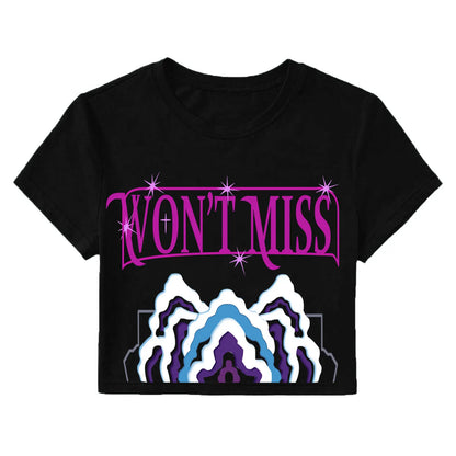 Women Fashion Movie Shirt for Fans Gift Tops Cosplay Crop T-Shirt Summer Short Sleeved Harajuku Streetwear Aesthetic Clothes