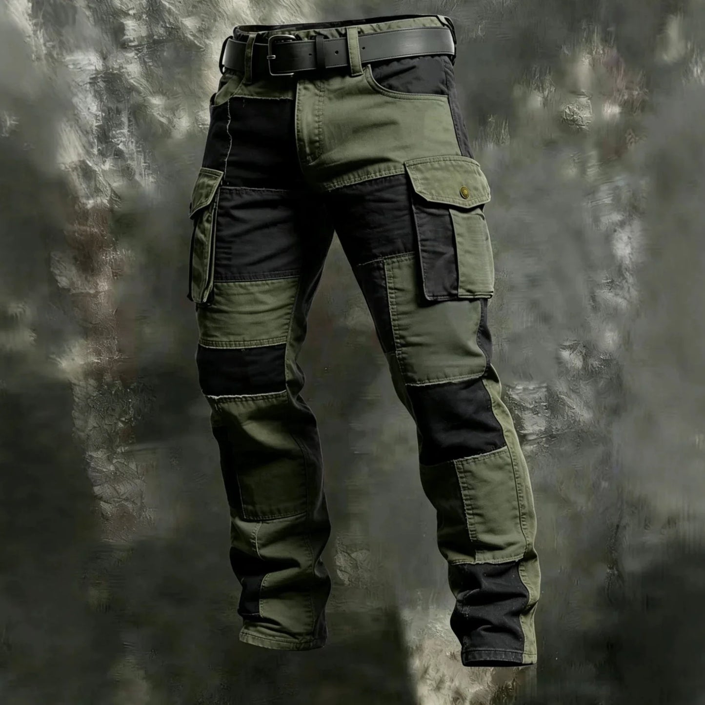 New Cotton Men Cargo Pants Khaki Casual Men Tactical Joggers Cargo Multi-Pocket Fashion Black Army Light gray Trousers Work Wear
