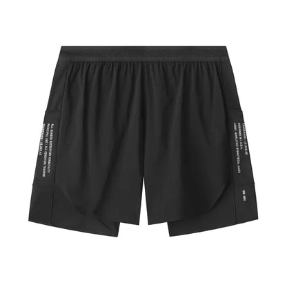 Men's Gym Shorts 2 in 1 Quick Dry Running Shorts Basketball Jogger Summer Fitness Workout Short Pants Bodybuilding Activewear