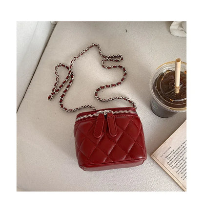 Mini Lingge Shoulder Bag Luxury Designer Bags for Women 2023 Fashion Chains Crossbody Bag Box Handbags Lipstick Coins Purses New