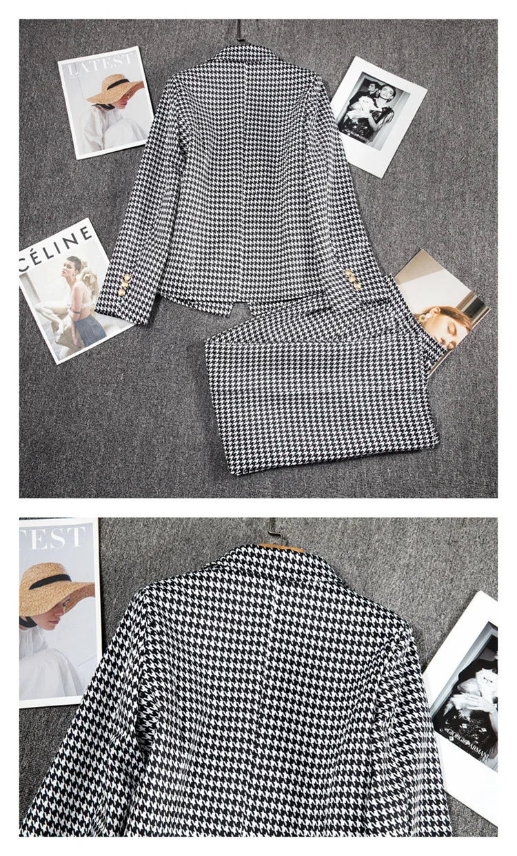 New Advanced Design Women's Suit Jacket Korean Style Spring Autumn Professional White Collar Small Western Clothes