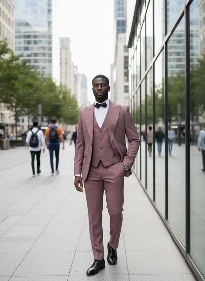 High Quality Male Groom Wedding Blazers Slim Fit Casual Evening Gown Business Office Maroon Men's Suits