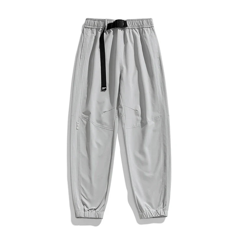 Men Waterproof Pant Autumn With Belt Hiking Trousers Breathable Mountaineering Pant Multi-pocket Camping Fishing Sport Trousers