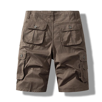 Men's Short Pants Cotton Cargo Shorts Tactical Breeches Casual Sports Man Hiking Fishing Streetwear