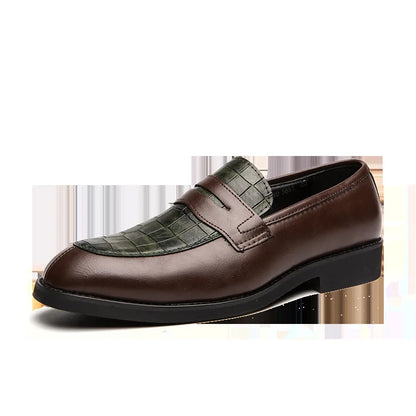 Men Casual Shoes Autumn Leather Loafers Office Dress Shoes For Men Driving Moccasins Comfortable Slip on Party Fashion Shoes Man
