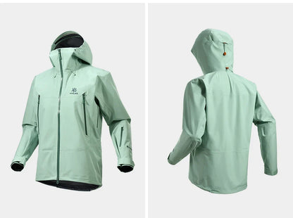 Mont-X Hard Shell Jacket GTX Rainstorm Waterproof Hooded Coats Outdoor Professional Mountaineering Jackets KG2441135