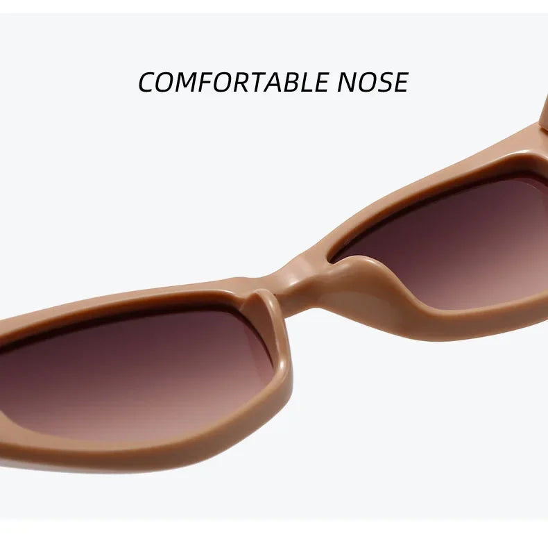 2025 New Special-shaped Light Luxury Small Cat Eye Fashion Sunglasses Women Triangle Premium Sunshade Sun Glasses Ladies UV400