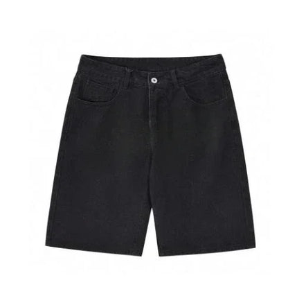 Summer retro skeleton denim shorts sports casual shorts new couple wearing street street 55 pants 2025 Europe and America