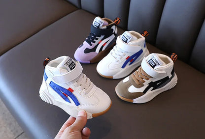 Kids Sneakers Sport Running Casual Breathable Shoes Spring Autumn Baby Boys Soft Non-Slip Children Sport Shoes Basketball Shoes