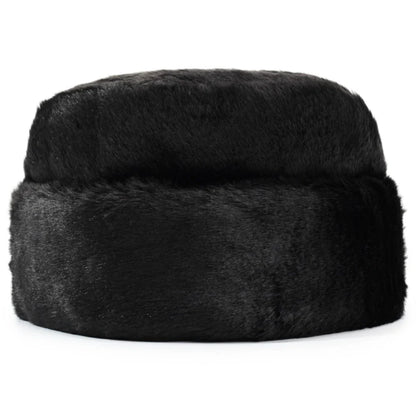 Thick Warm Winter Hats for Men Classic Faux Fur Russian Hat Male Snow Ski Earflap Cap Bomber Hat Dad Father Russian Cap