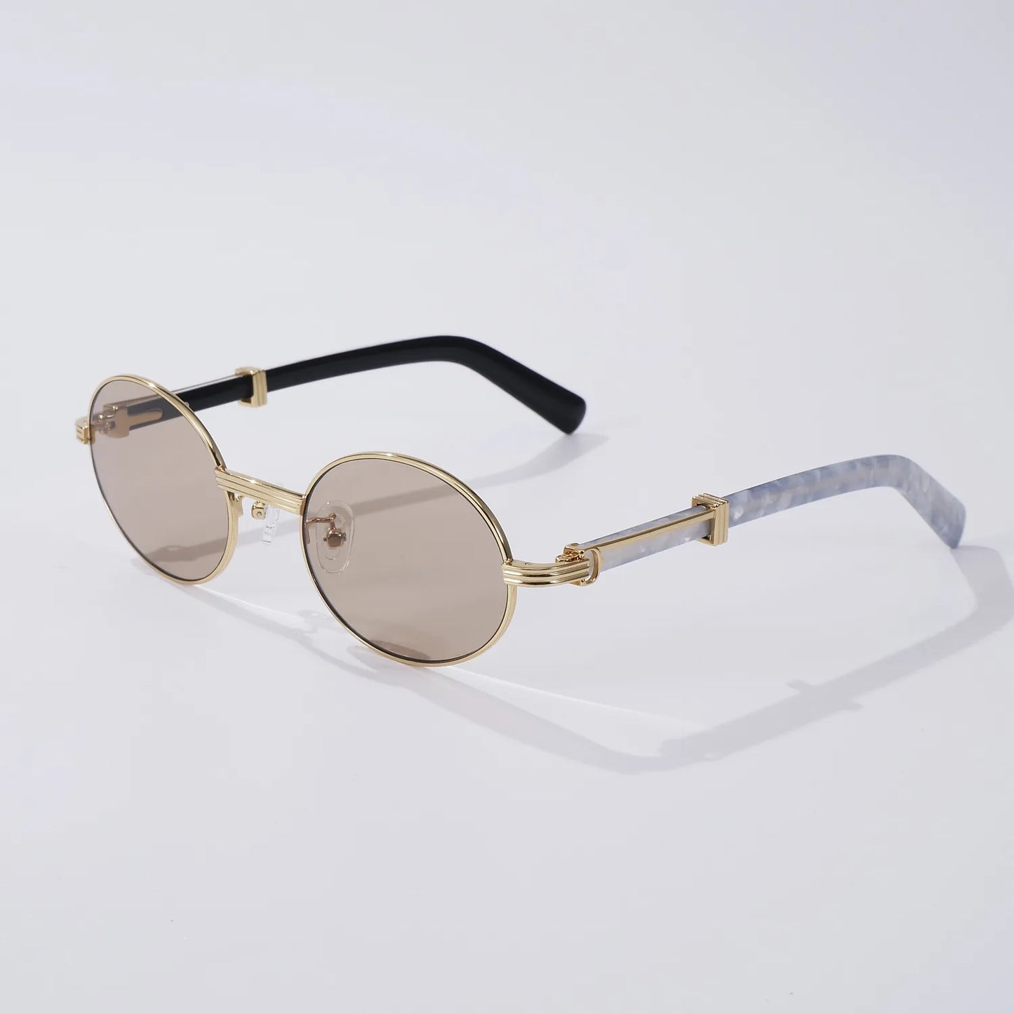 2025 New Retro Pure Titanium Acetate Sun Protection Men Sunglasses Fashion Round Outdoor Shading UV400 Driving Women Sun Glasses