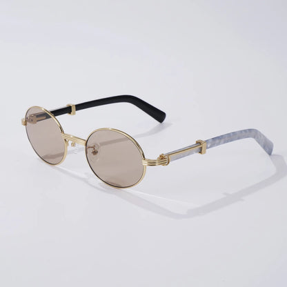 2025 New Retro Pure Titanium Acetate Sun Protection Men Sunglasses Fashion Round Outdoor Shading UV400 Driving Women Sun Glasses