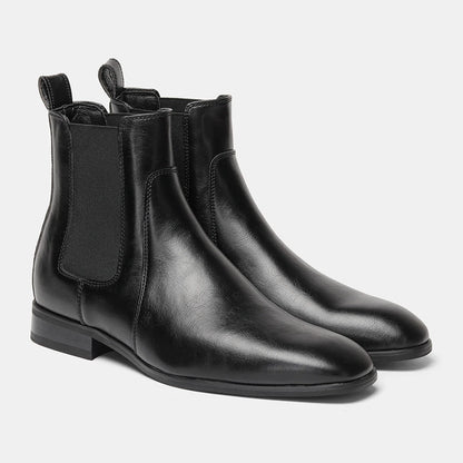 Men Boots Casual 2026 Fashion Brand Comfortable Boots Leather Chelsea boots