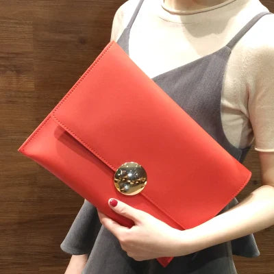Brand Design Women Clutch Bag Elegant Ladies Shoulder Bag Female Handbag PU Leather Chains Envelope Shoulder Bag Clutches bolsa