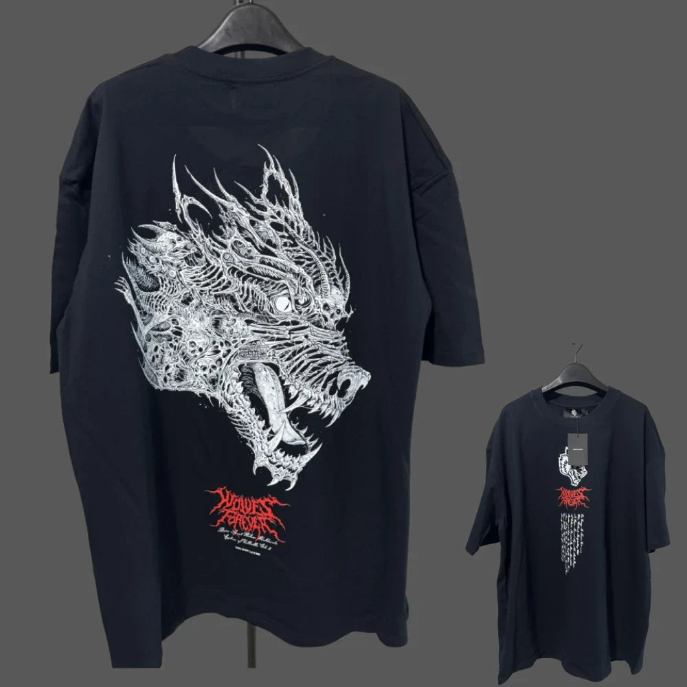 JAPAN BUSHIDO Anime Printed Men T-shirt City Fitness Training Sportswear Loose Casual Crewneck Men's T Shirts Couples Cotton Tee