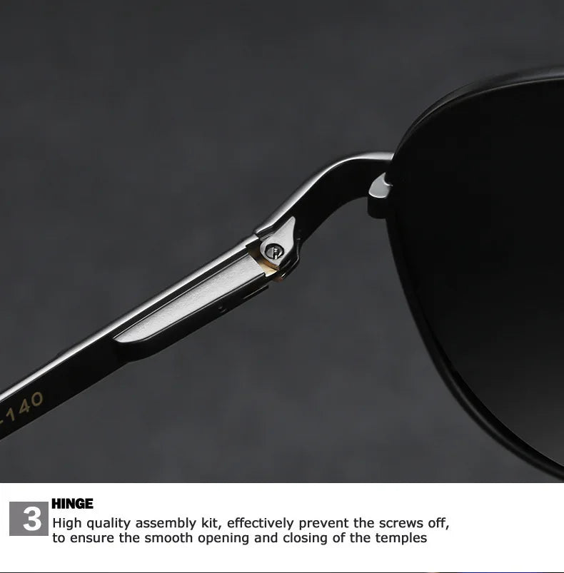 UV400 Polarized AntiGlare Retro Flight Sunglasses Glasses for Motorcycle Classic FrogEye Outdoor Glasses Men Women 558