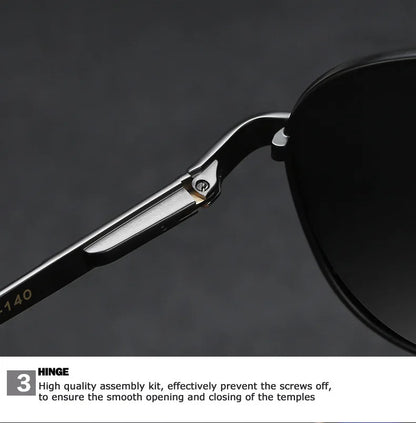 UV400 Polarized AntiGlare Retro Flight Sunglasses Glasses for Motorcycle Classic FrogEye Outdoor Glasses Men Women 558